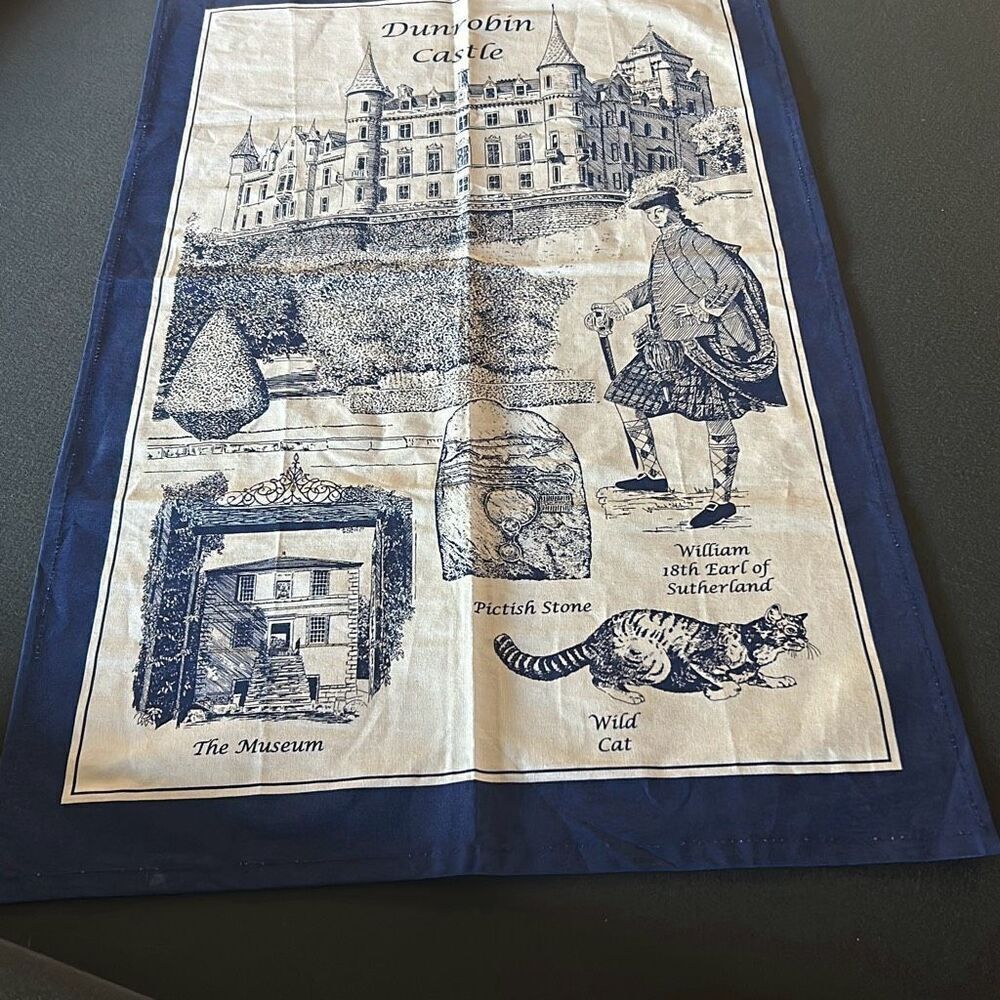 Scotland Souvenir Tea Towel NWOT